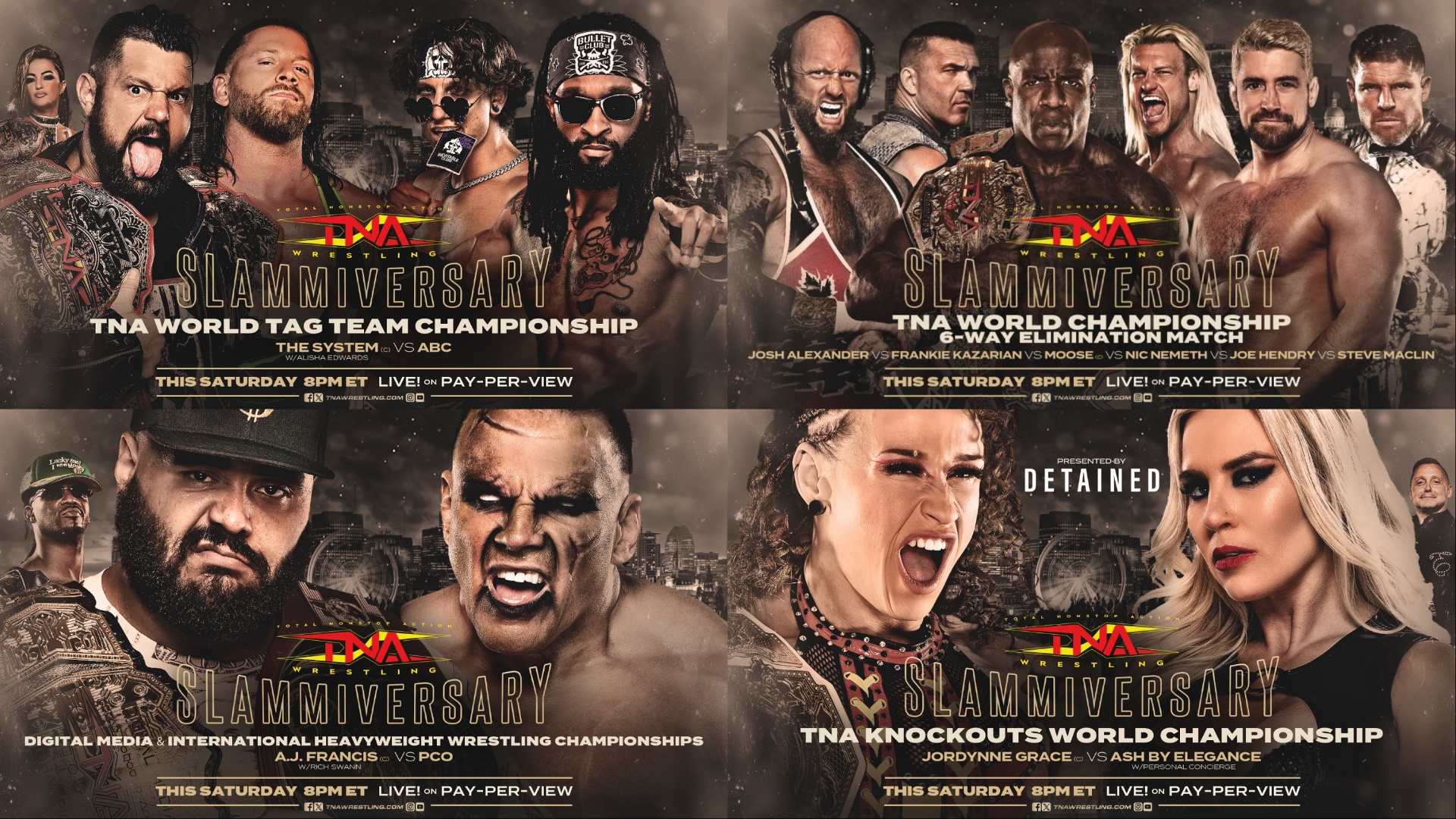 TNA Wrestling Slammiversary 20.07.2024 (английская версия)